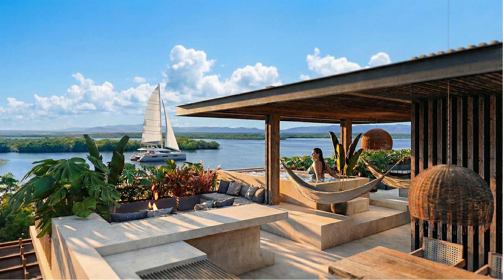 The Elements Condos For Sale Belize Amenities - Rooftop