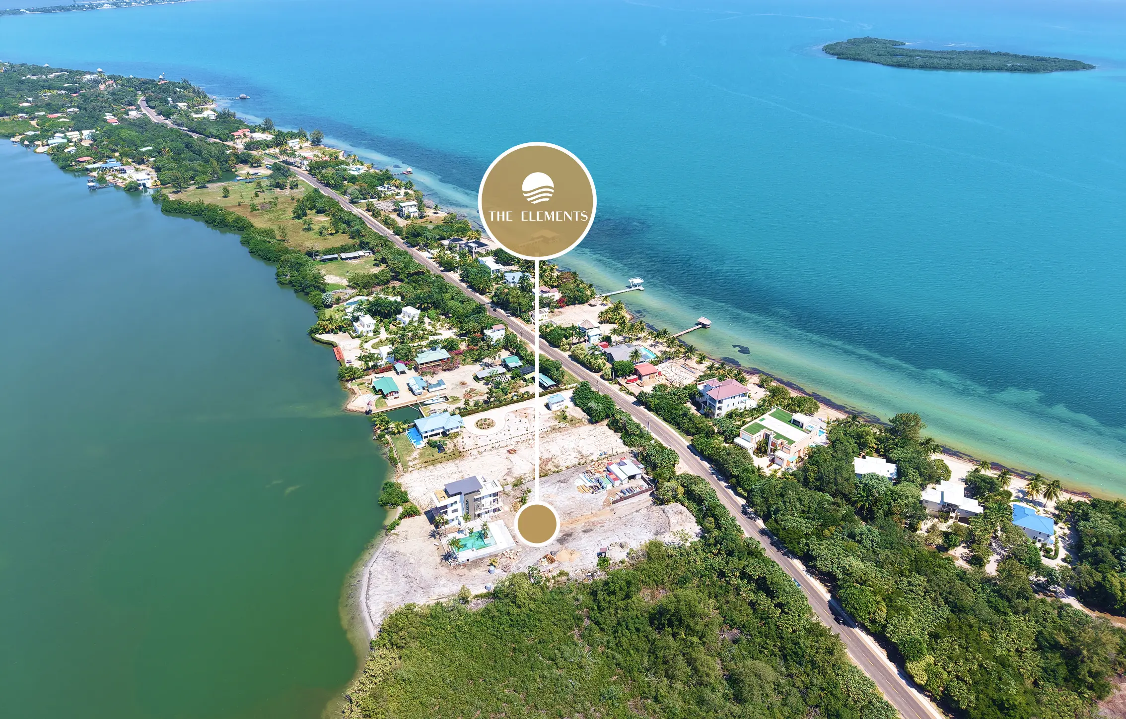 The Elements by Charisma Belize Condos for Sale Location Callout Small